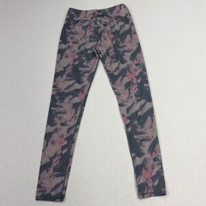 Z by Zella Girls Athletic Legging High Waist XL 14/16 Abstract Print Gray & Pink